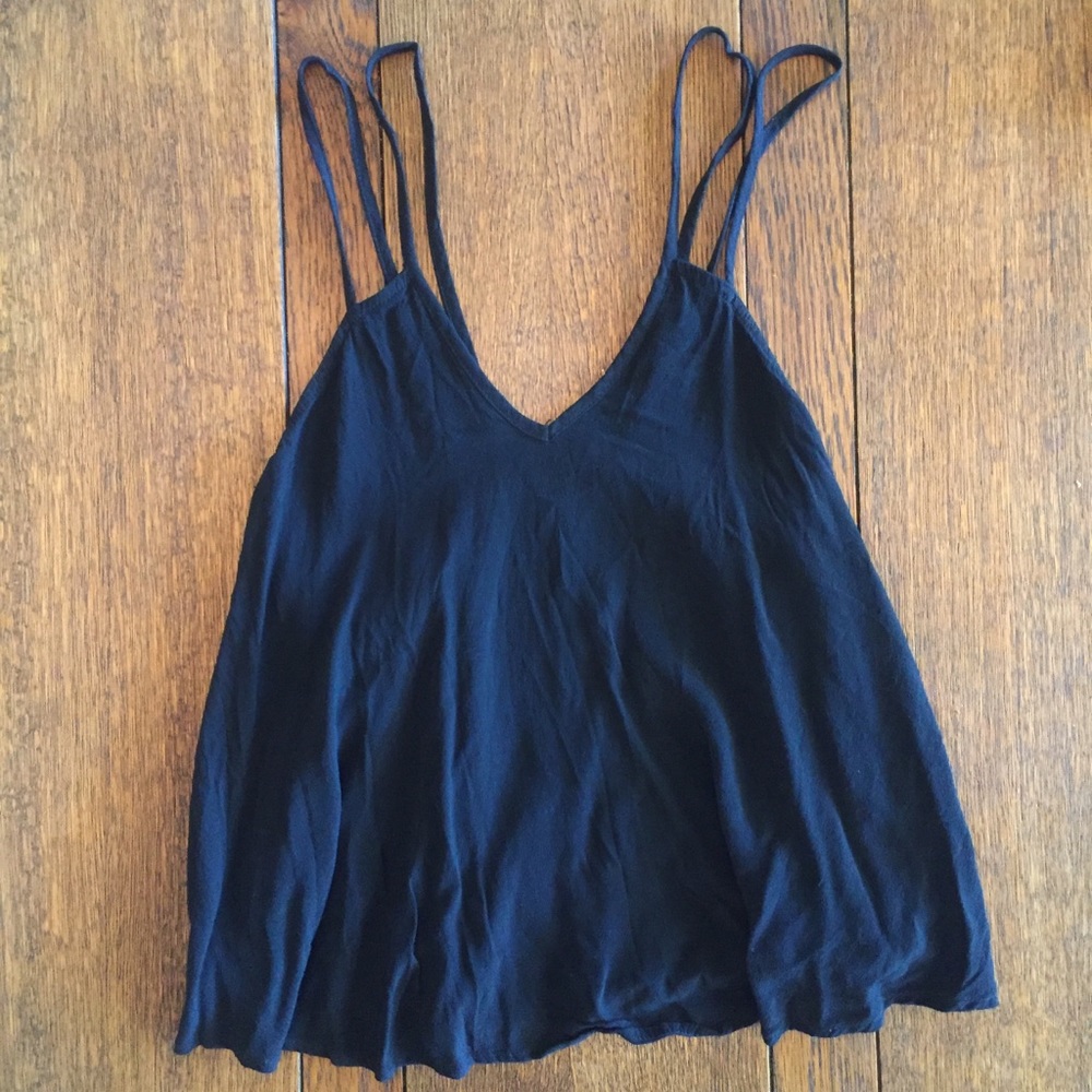 Black Strappy Tank